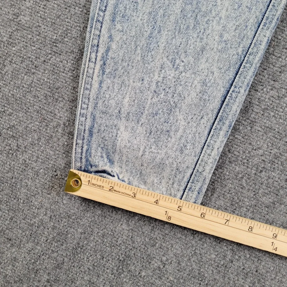 Vintage Pepsi Jeans Womens 13 30x30 Acid Wash Tapered Denim Pants USA 80/90s - Picture 14 of 14